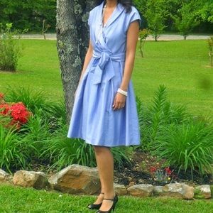New directions periwinkle dress size 4.